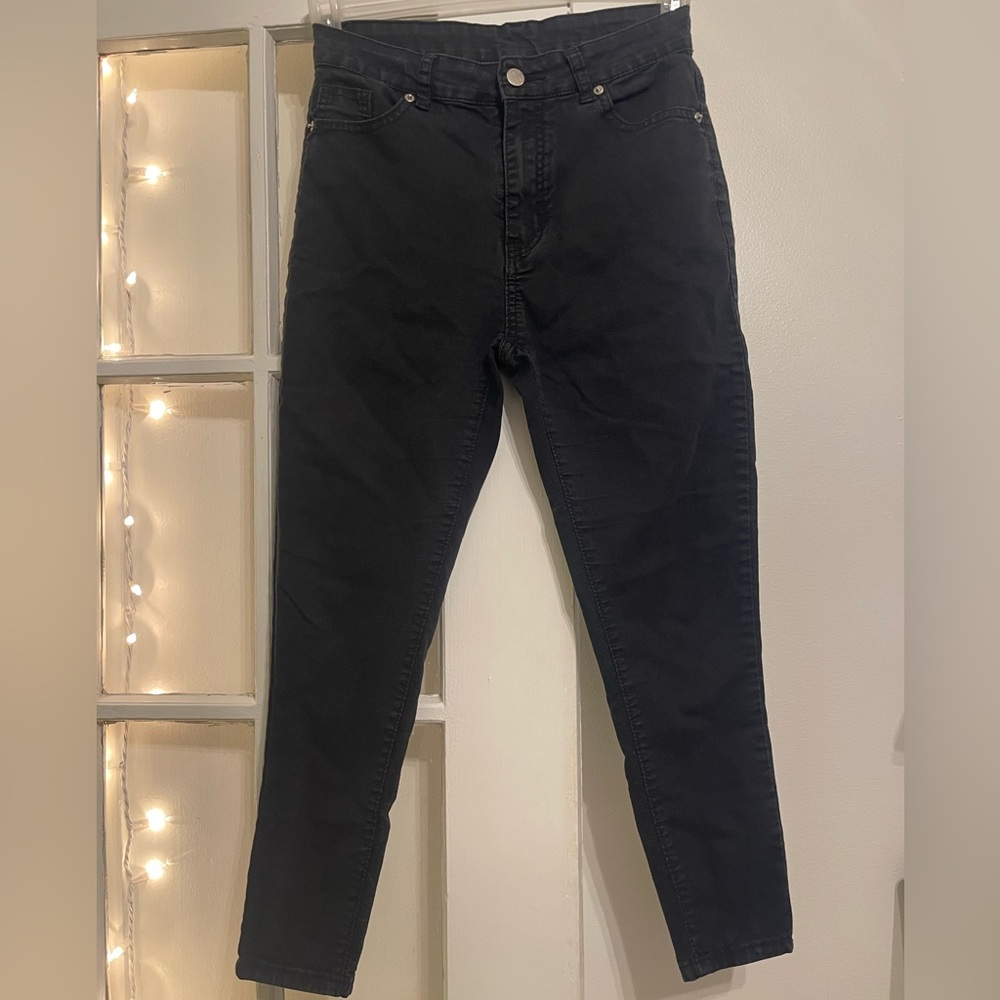 SHEIN Petite Black Skinny Jeans